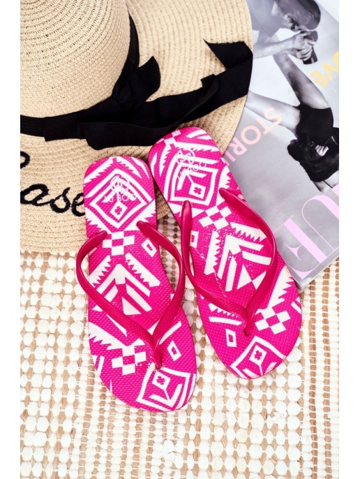 Rubber Flip Flops Lu Boo Pink