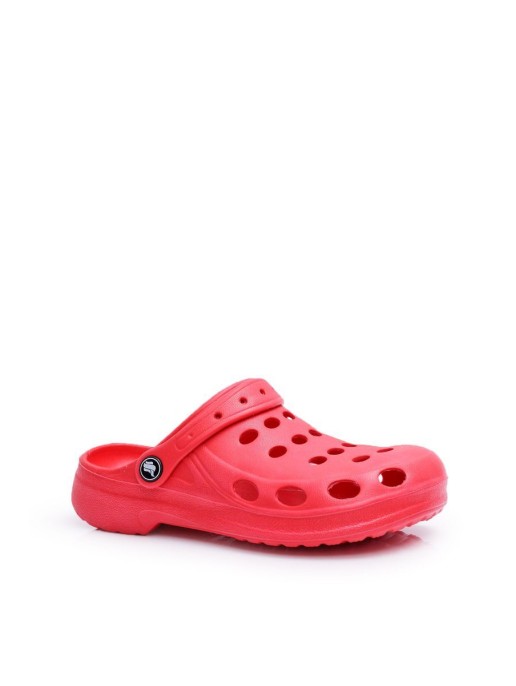 Women's Flip Flops Red Foam Crocs EVA