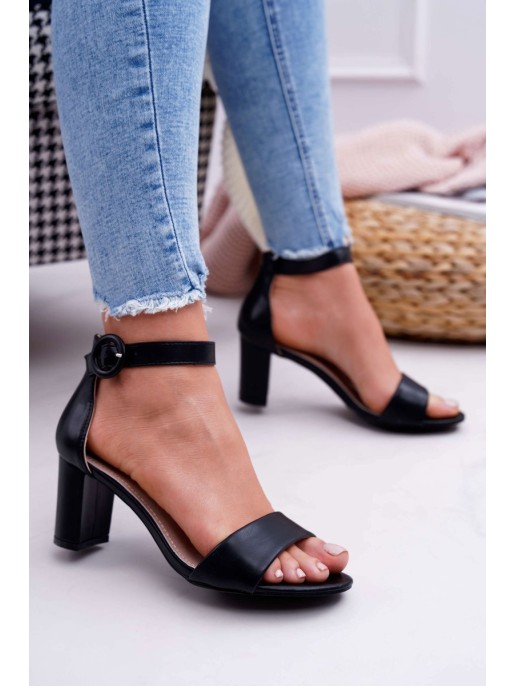 Women's Stiletto Sandals Black Lexi