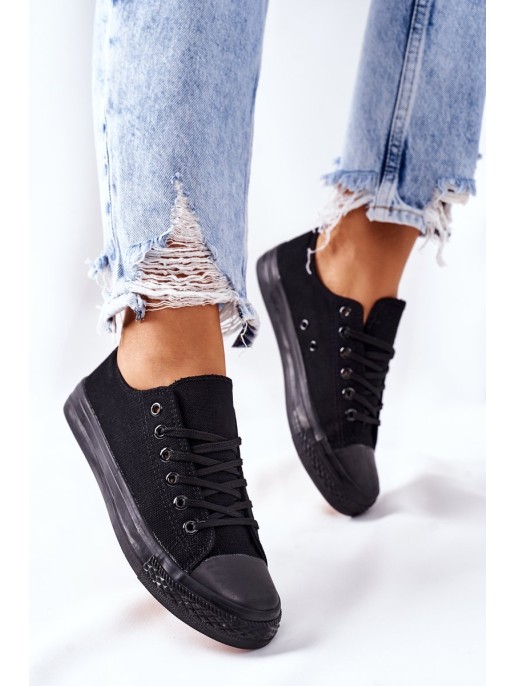 Women's Classic Sneakers Black Omerta