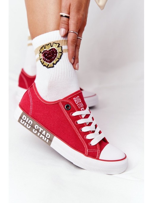Women's Sneakers BIG STAR HH274115 Red