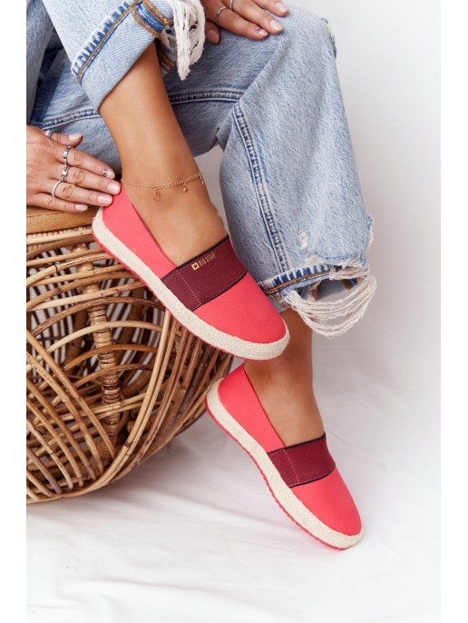 Espadrilles On A Braided Sole Big Star HH274478 Red