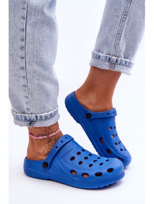 Women's Slides Foam Blue Crocs EVA