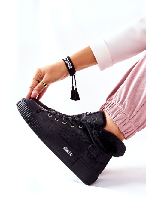 Women's Warm-up Sneakers BIG STAR II274155 Black