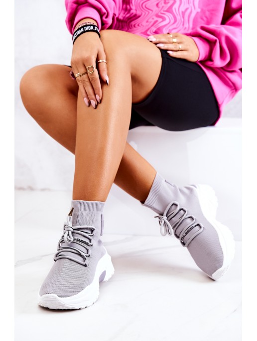 Women's Sport Sock Shoes Grey KeSport