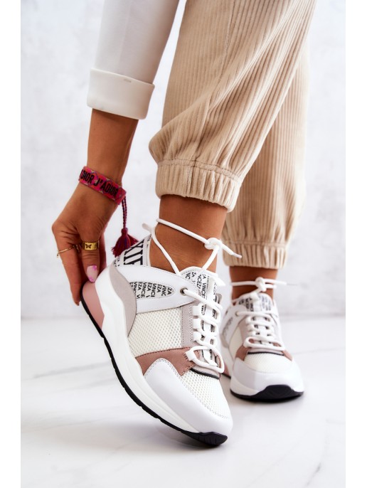 Sport Shoes Sneakers On Wedge White Lorey