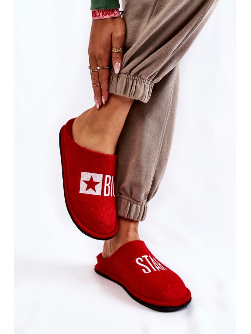 Domestic slippers Big Star KK276022 Red