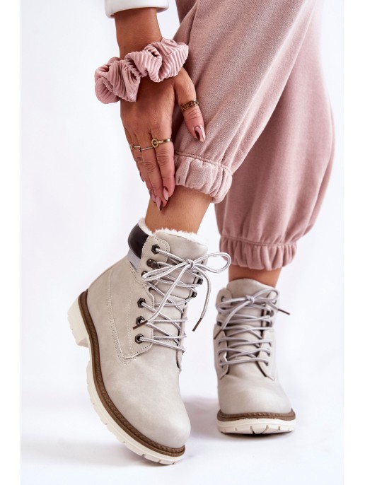 Women's Warm Boots Light Grey Lonne