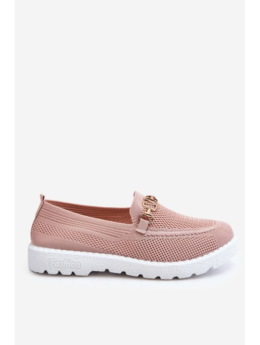 Women's Slip-On Sneakers With Embellishment Pink Alena