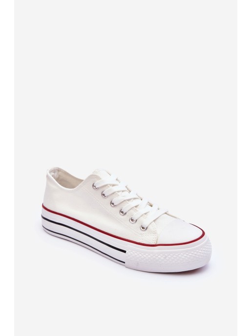 Classic Low Platform Sneakers White Jazlyn