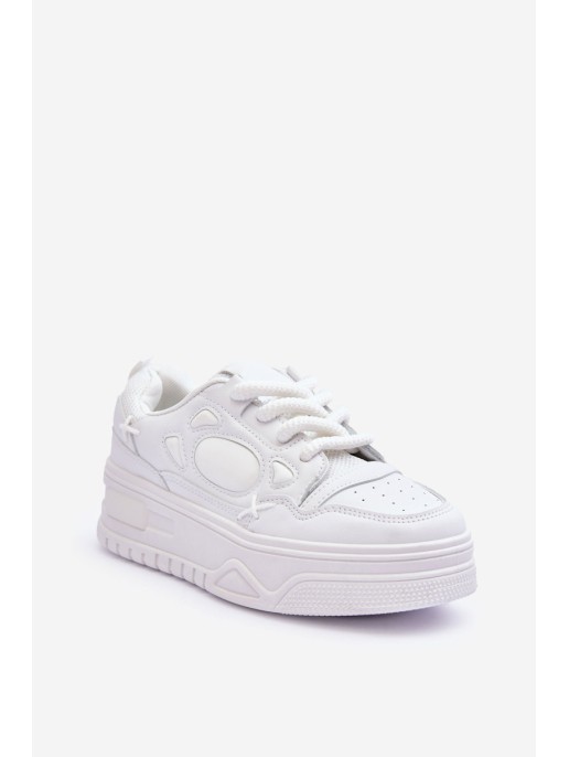 Women's Platform Sneakers White Finos