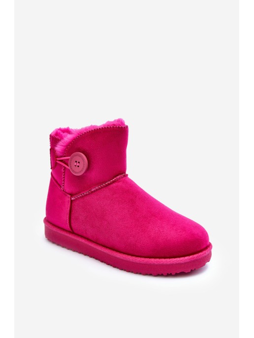 Women's Quilted Snow Boots With Decorative Fuchsia Siriol