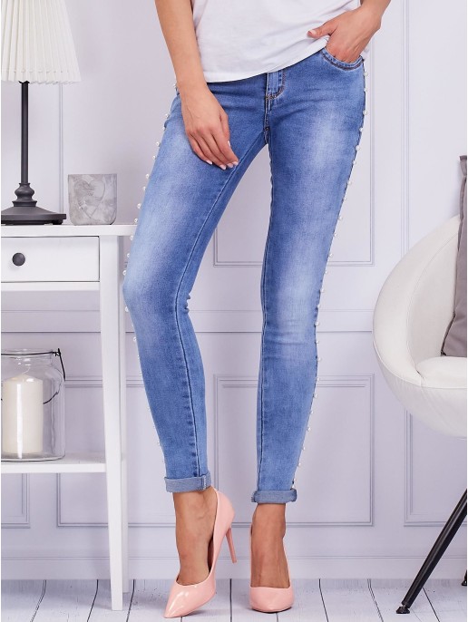 Spodnie jeans-JMP-SP-Y1280.43-niebieski