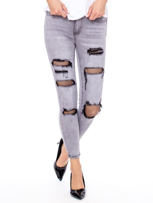 Spodnie jeans-JMP-SP-1J124.05-szary