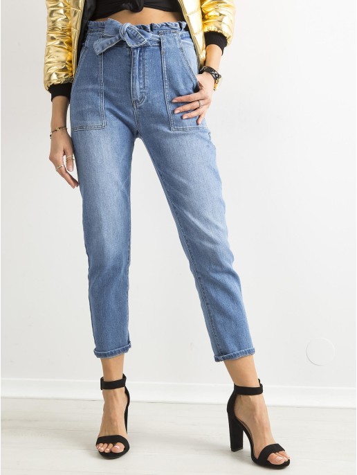 Spodnie jeans-JMP-SP-2255.76-niebieski