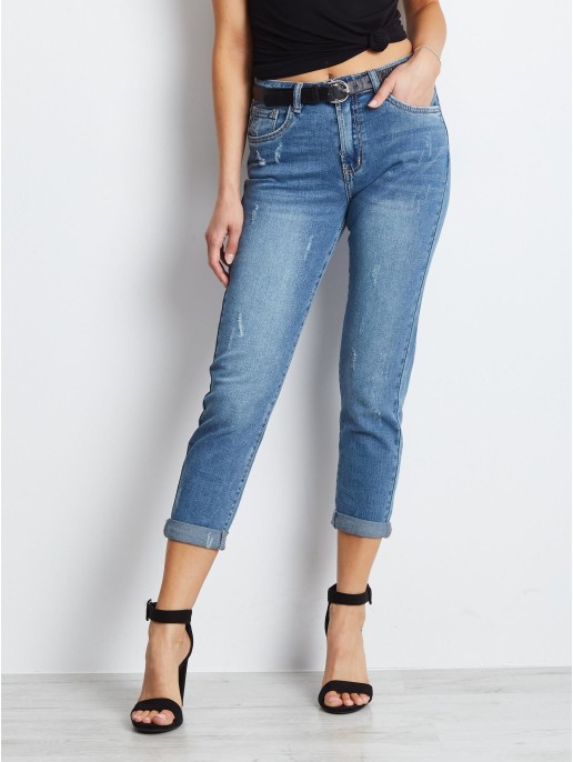 Spodnie jeans-JMP-SP-6889.58P-niebieski