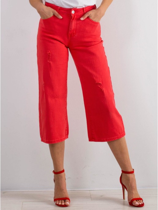 Spodnie jeans-JMP-SP-B102.32P-czerwony