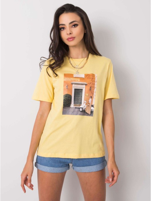 T-shirt-PM-TS-SS21CA61.69-żółty