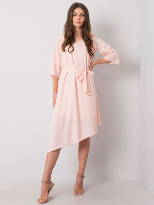 Sukienka-LK-SK-508026.03P-jasny różowy