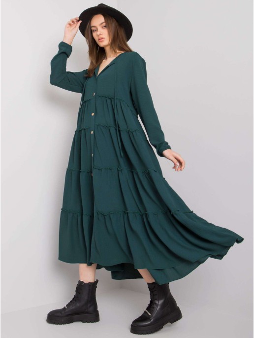 Sukienka-CHA-SK-2910.07-ciemny zielony
