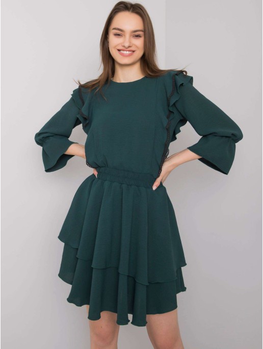 Sukienka-CHA-SK-1610.24-ciemny zielony