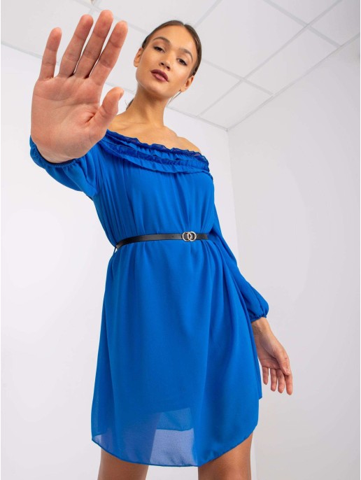 Sukienka-DHJ-SK-6831.36-ciemny niebieski