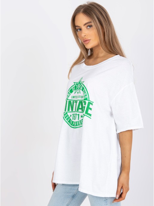 T-shirt-DHJ-TS-6862.24X-biało-zielony