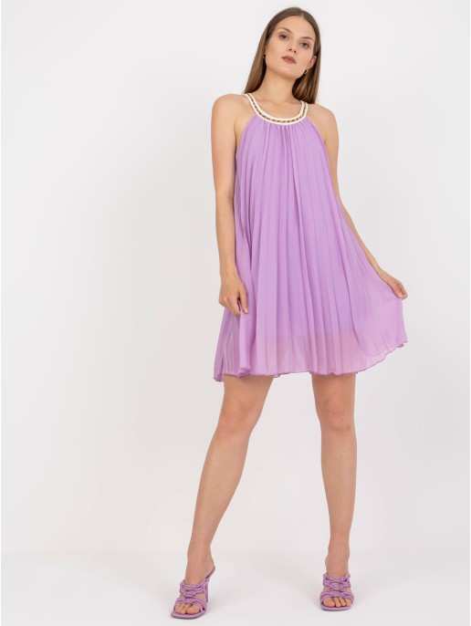 Sukienka-DHJ-SK-0010.35-jasny fioletowy