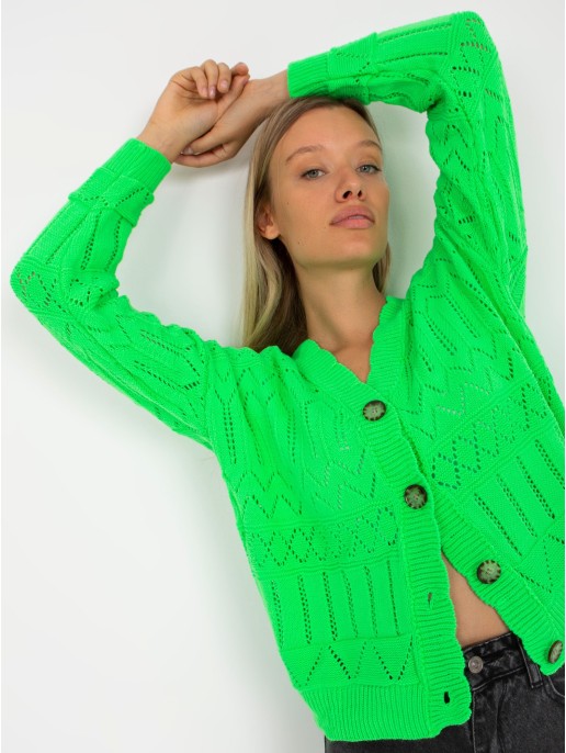 Sweter-LC-SW-8022.04P-fluo zielony