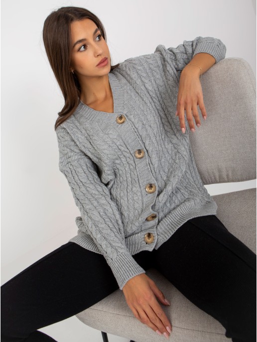 Sweter-LC-SW-8008.80P-szary