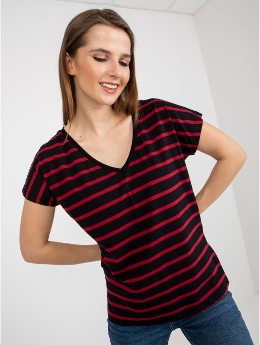 T-shirt-RV-TS-8567.26-czarno-czerwony