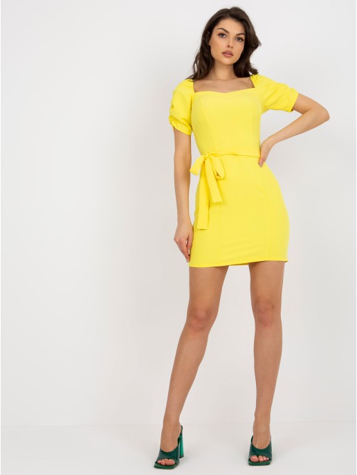 Sukienka-LK-SK-508684.21X-żółty