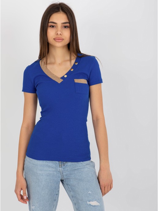 T-shirt-RV-TS-8543.12P-ciemny niebieski