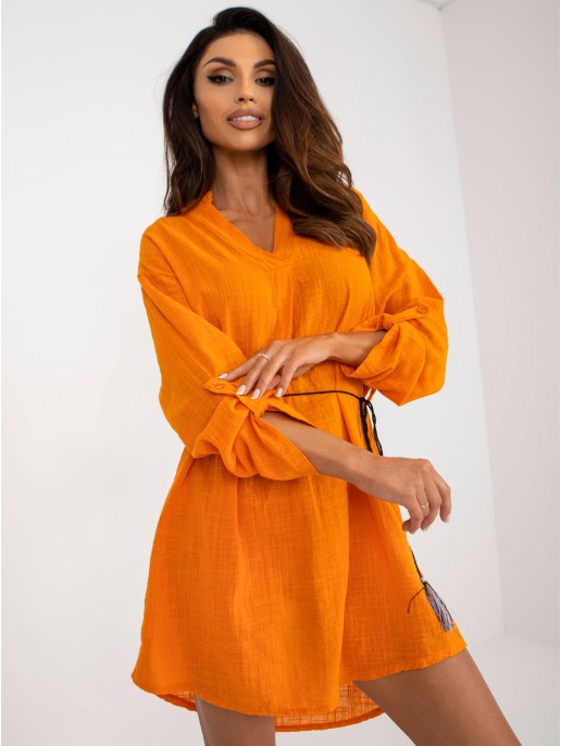 Sukienka-TW-SK-BI-2021977.00-pomarańczowy