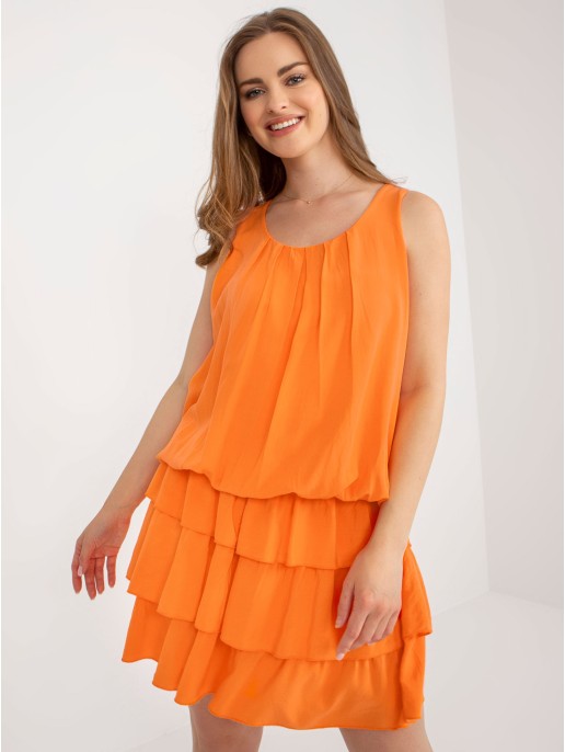 Sukienka-TW-SK-BI-8139.44-pomarańczowy