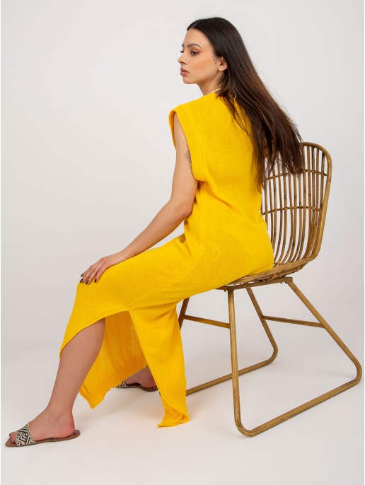 Sukienka-BA-SK-9002.12-ciemny żółty