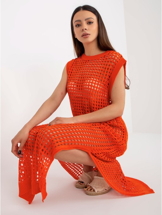 Sukienka-BA-SK-9001.60P-pomarańczowy