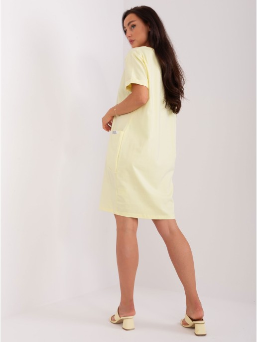 Sukienka-RV-SK-8724.12-jasny żółty