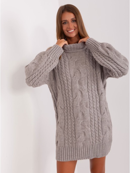 Sweter-AT-SW-2367-1.35P-szary