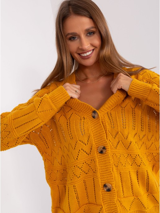 Sweter-BA-SW-8022-1.80P-ciemny żółty
