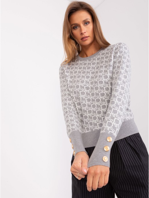 Sweter-AT-SW-2342.46P-szary