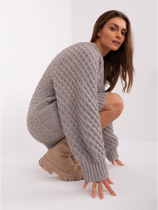 Sweter-AT-SW-2367-2.64P-szary