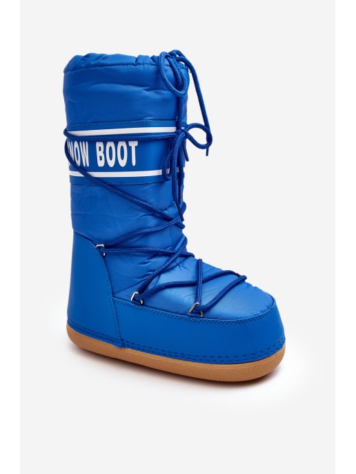 Women's High Snow Boots Blue Venila