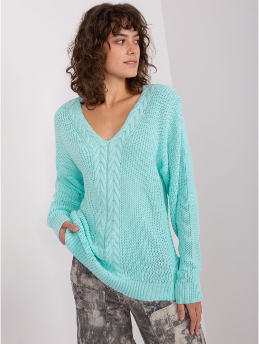 Sweter-BA-SW-8028.36P-mietowy