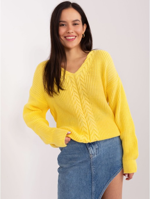 Sweter-BA-SW-8028.36P-żółty