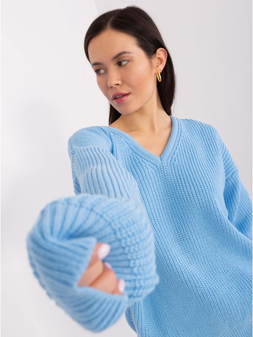 Sweter-BA-SW-8029.49P-jasny niebieski