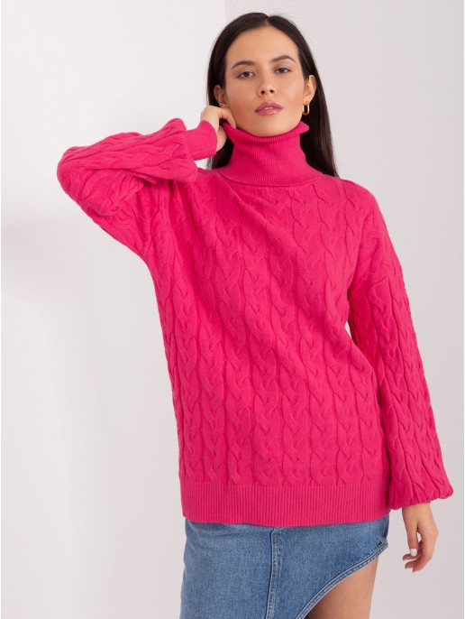 Sweter-AT-SW-2348.93-fuksjowy