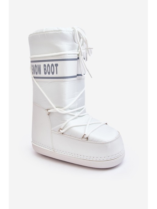 Women's High Snow Boots White Venila