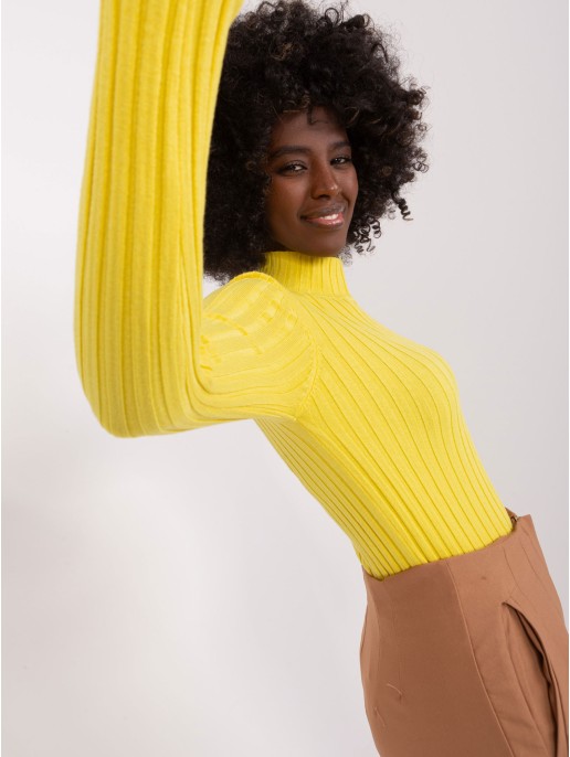 Sweter-PM-SW-9747.09-żółty