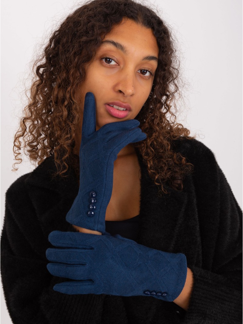 Rękawiczki-AT-RK-239302.10X-ciemny niebieski